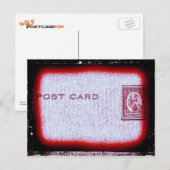 "Postkarte" (rot) Postkarte (Vorne/Hinten)