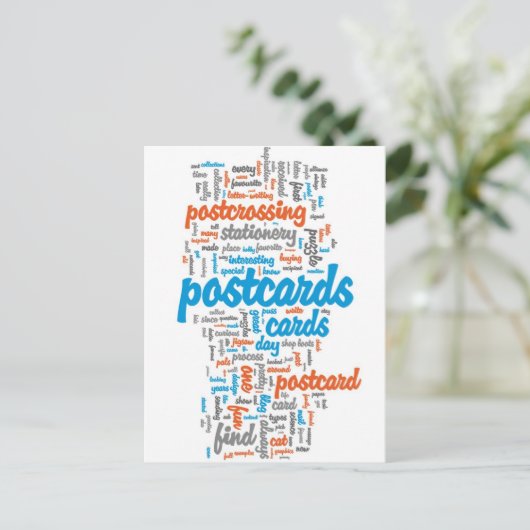 Postkarte "Rot verschieben" (Stehend Vorderseite)