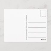 Postkarte "Rot verschieben" (Rückseite)