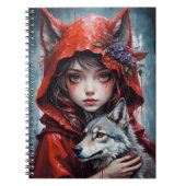 Postkarte - Rotkäppchen Notizblock (Vorderseite)