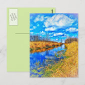 Postkarte Rouge River (Vorne/Hinten)