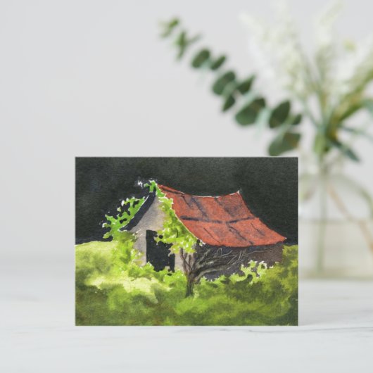 Postkarte "Roy's Shed" (Stehend Vorderseite)