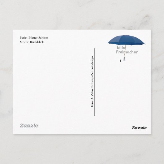 Postkarte - Rückblick (Rückseite)