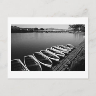 Postkarte: Ruderboote in Arashiyama in Kyoto Postkarte