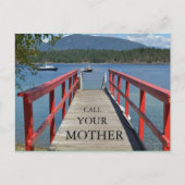 Postkarte "Ruf deine Mutter an" (Vorderseite)