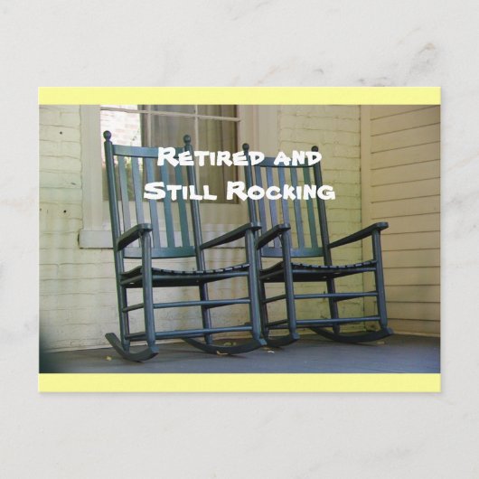 Postkarte "Ruhend und still Rocking" (Vorderseite)