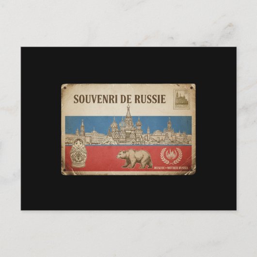 Postkarte Russland  (Vorderseite)