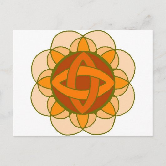 Postkarte "Sacral Chakra" (Vorderseite)