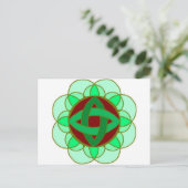 Postkarte "Sacred Heart Chakra" (Stehend Vorderseite)