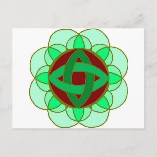 Postkarte "Sacred Heart Chakra" (Vorderseite)