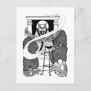 Postkarte "Sacred White Owl"