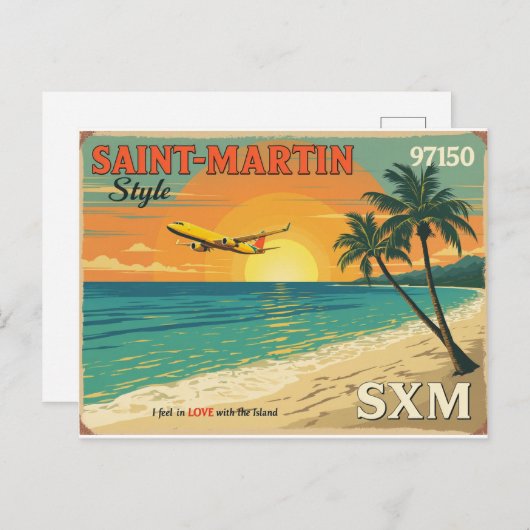 Postkarte Saint-Martin SXM 97150 - (Vorne/Hinten)