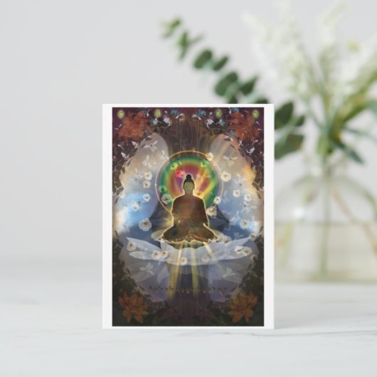 Postkarte "Sakyamuni Buddha" (Stehend Vorderseite)
