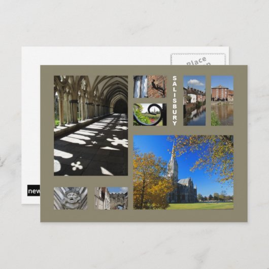 Postkarte Salisbury (Vorne/Hinten)