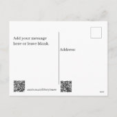 Postkarte - Salzburg - Nacht (Rückseite)