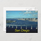 Postkarte San Diego (Vorne/Hinten)