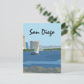 Postkarte San Diego Bay (Stehend Vorderseite)