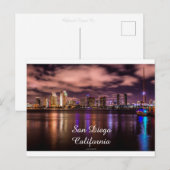 Postkarte San Diego Bay (Vorne/Hinten)