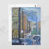 Postkarte San Francisco (Vorne/Hinten)