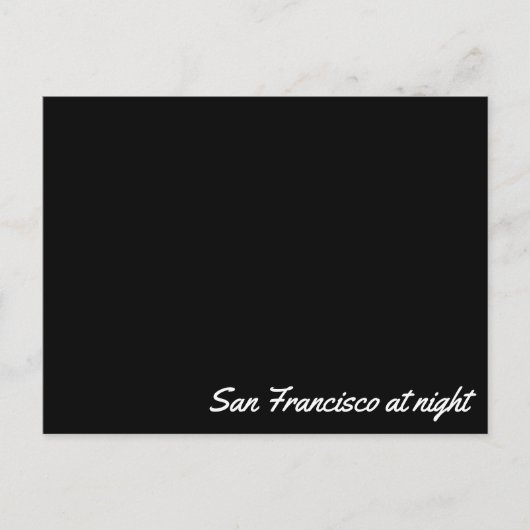 Postkarte San Francisco (Vorderseite)