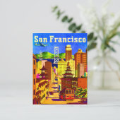 Postkarte San Francisco California (Stehend Vorderseite)