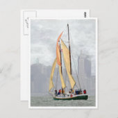 Postkarte San Francisco Historical Scow Schooner (Vorne/Hinten)