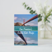 Postkarte San Franciscos Golden Gate Bridge (Stehend Vorderseite)