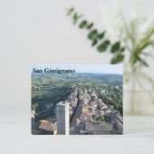 Postkarte San Gimignano (Stehend Vorderseite)