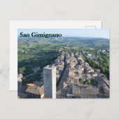Postkarte San Gimignano (Vorne/Hinten)