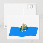 Postkarte San Marino (Vorne/Hinten)