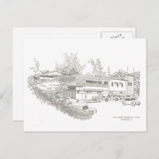 Postkarte San Tome (Vorne/Hinten)