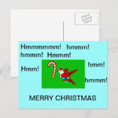 Postkarte Santa Hummingbird (Vorne/Hinten)