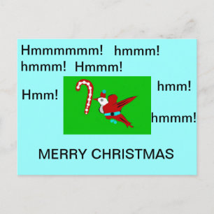 Postkarte Santa Hummingbird