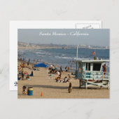 Postkarte Santa Monica (Vorne/Hinten)