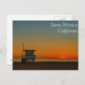 Postkarte Santa Monica (Vorne/Hinten)