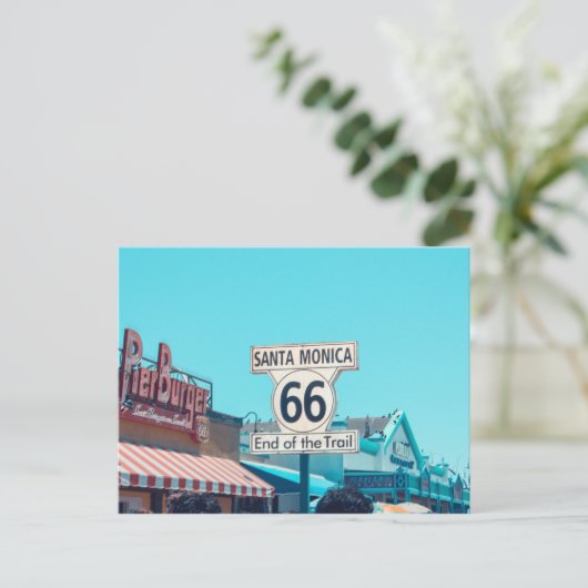 Postkarte Santa Monica (Stehend Vorderseite)