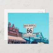 Postkarte Santa Monica (Vorne/Hinten)