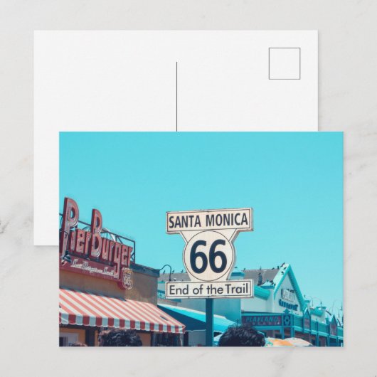 Postkarte Santa Monica (Vorne/Hinten)