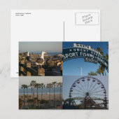 Postkarte Santa Monica Collage (Vorne/Hinten)