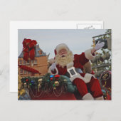 Postkarte Santa on Parade (Vorne/Hinten)