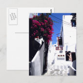 Postkarte Santorini (Vorne/Hinten)