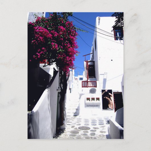 Postkarte Santorini (Vorderseite)