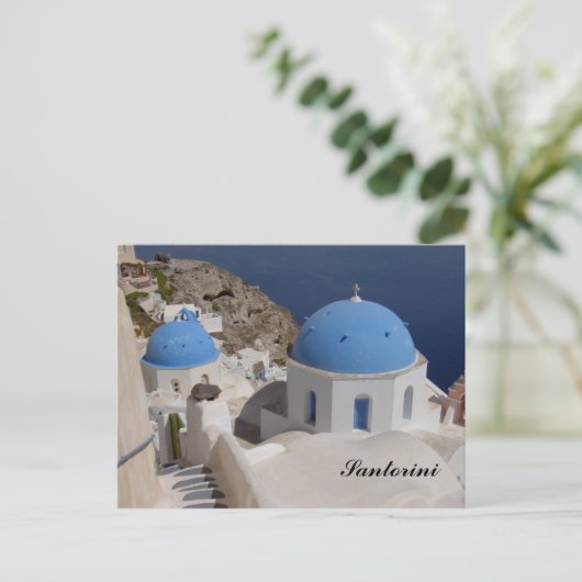 Postkarte Santorini (Stehend Vorderseite)