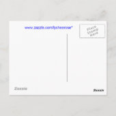 Postkarte sauberes Wasser (Rückseite)