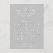 Postkarte | SAVE THE DATE | Kalender (Vorderseite)