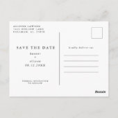 Postkarte | SAVE THE DATE | Kalender (Rückseite)