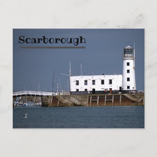 Postkarte Scarborough Lighthouse (Vorderseite)