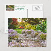 Postkarte, Schedel Arboretum und Gärten Postkarte (Vorne/Hinten)