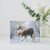 Postkarte "SchneeSinti und Roma" (Stehend Vorderseite)