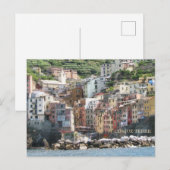 POSTKARTE Schöne malerische Cinque Terre (Vorne/Hinten)